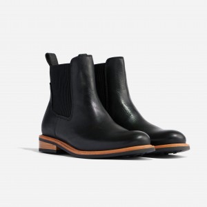 Black Women's Nisolo Carmen Chelsea Boots | 156023-QAI