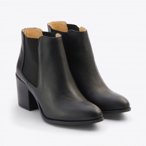 Black Women's Nisolo Heeled Chelsea Boots | 025813-TZR