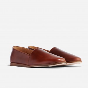 Brown Men's Nisolo Alejandro Slip Ons | 715389-UTO