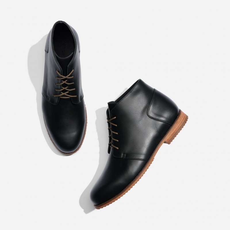 Black Men's Nisolo Everyday Chukka Boots | 546320-MNP