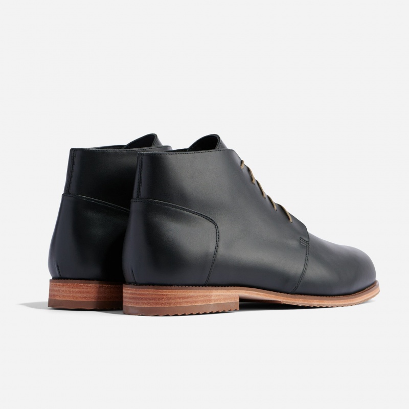 Black Men's Nisolo Everyday Chukka Boots | 546320-MNP