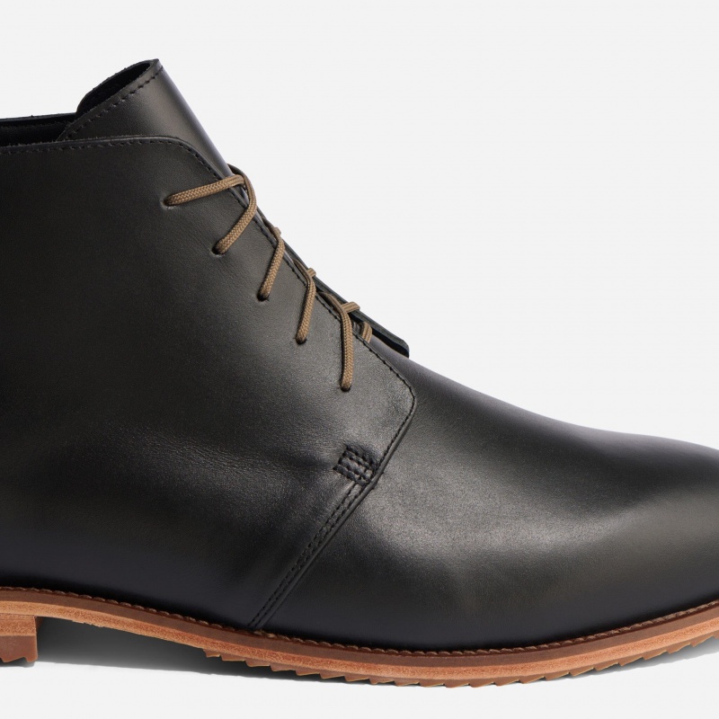 Black Men's Nisolo Everyday Chukka Boots | 546320-MNP