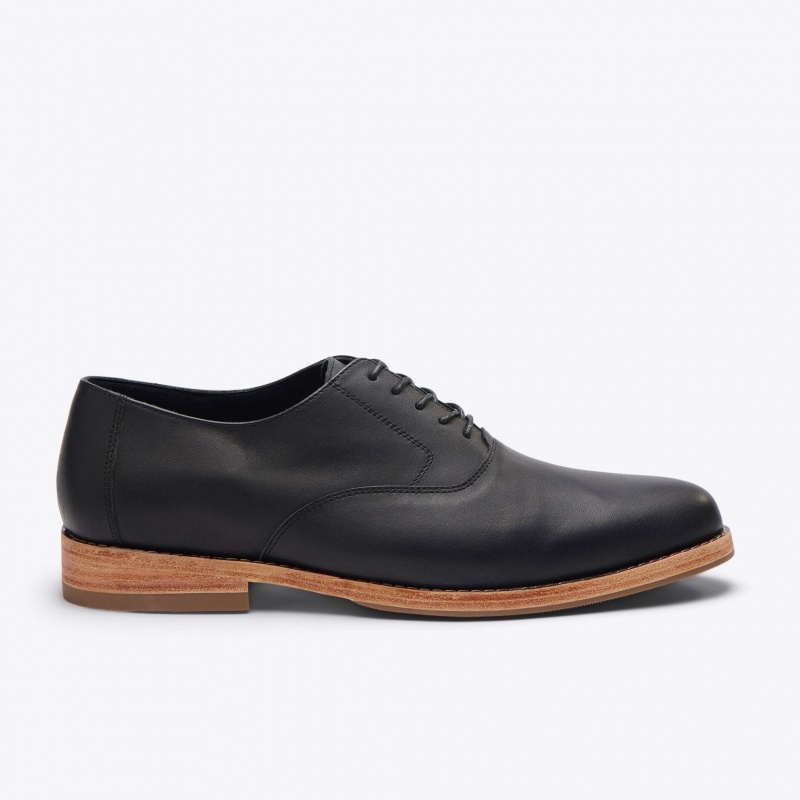 Black Men's Nisolo Everyday Oxfords Shoes | 730854-ODN