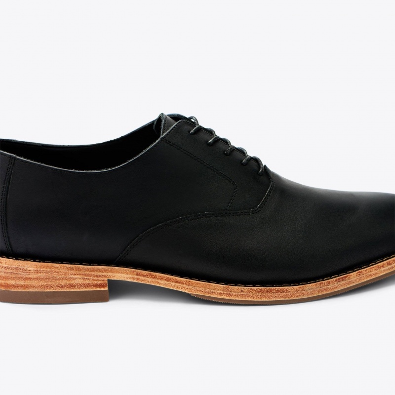 Black Men's Nisolo Everyday Oxfords Shoes | 730854-ODN