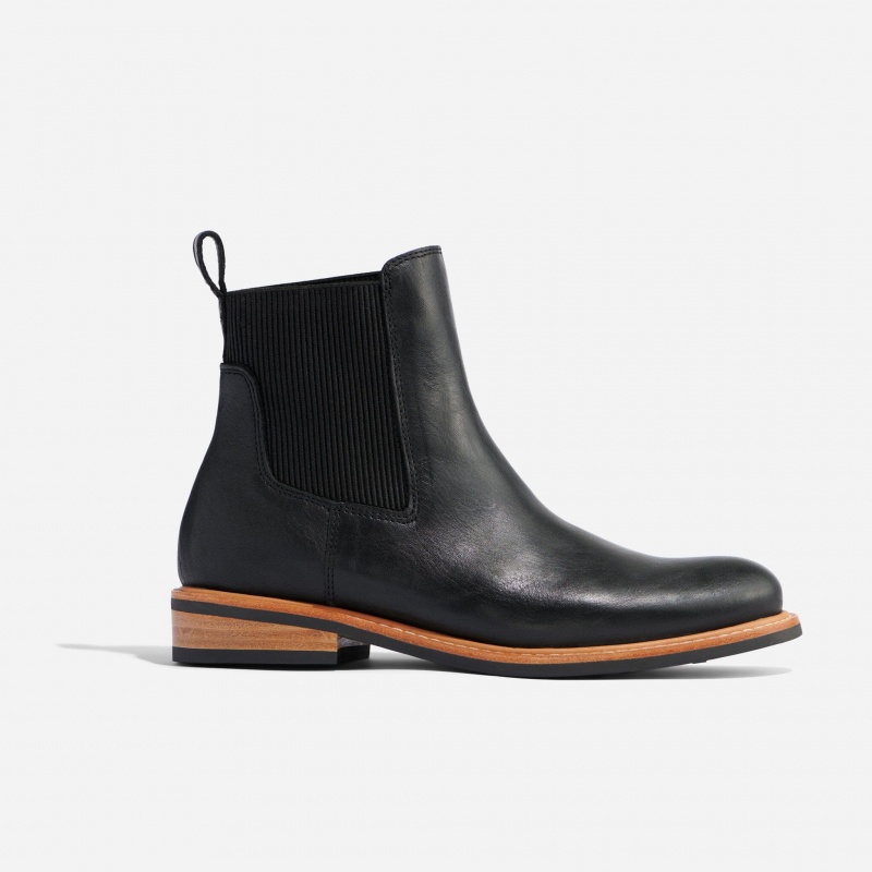 Black Women's Nisolo Carmen Chelsea Boots | 156023-QAI