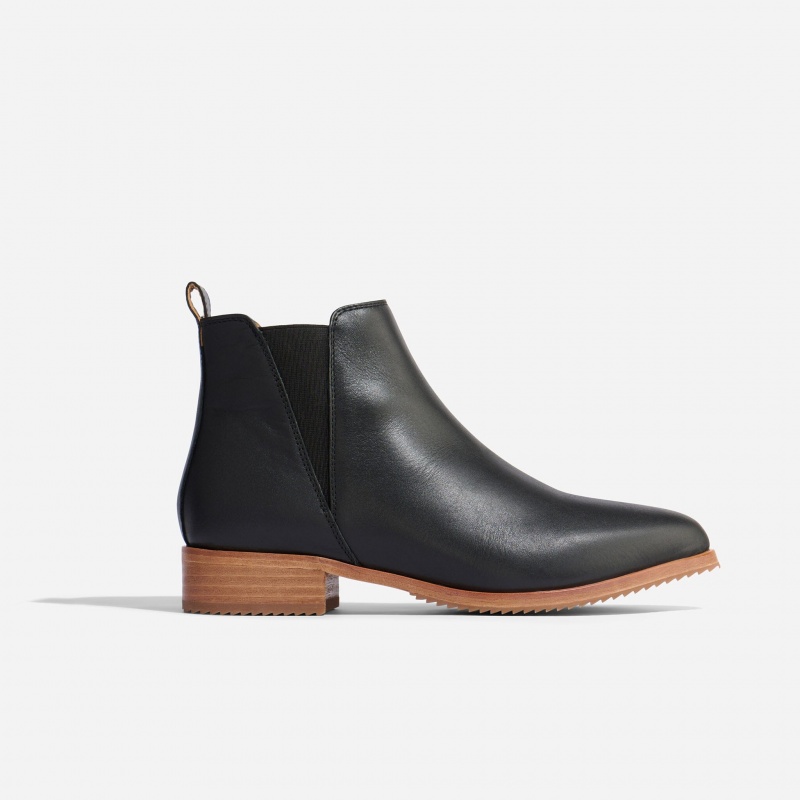 Black Women's Nisolo Eva Everyday Chelsea Boots | 469350-HXJ