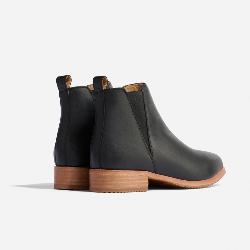 Black Women's Nisolo Eva Everyday Chelsea Boots | 469350-HXJ