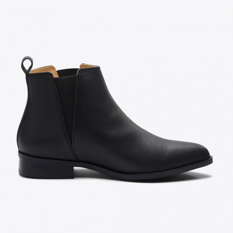 Black / Black Women's Nisolo Classic Chelsea Boots | 807341-CUE