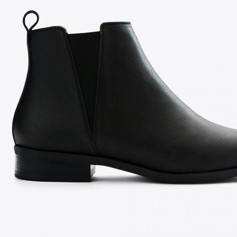 Black / Black Women's Nisolo Classic Chelsea Boots | 807341-CUE