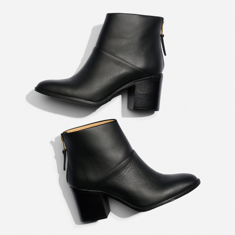 Black / Black Women's Nisolo Dari Commuter Boots | 267513-HYQ