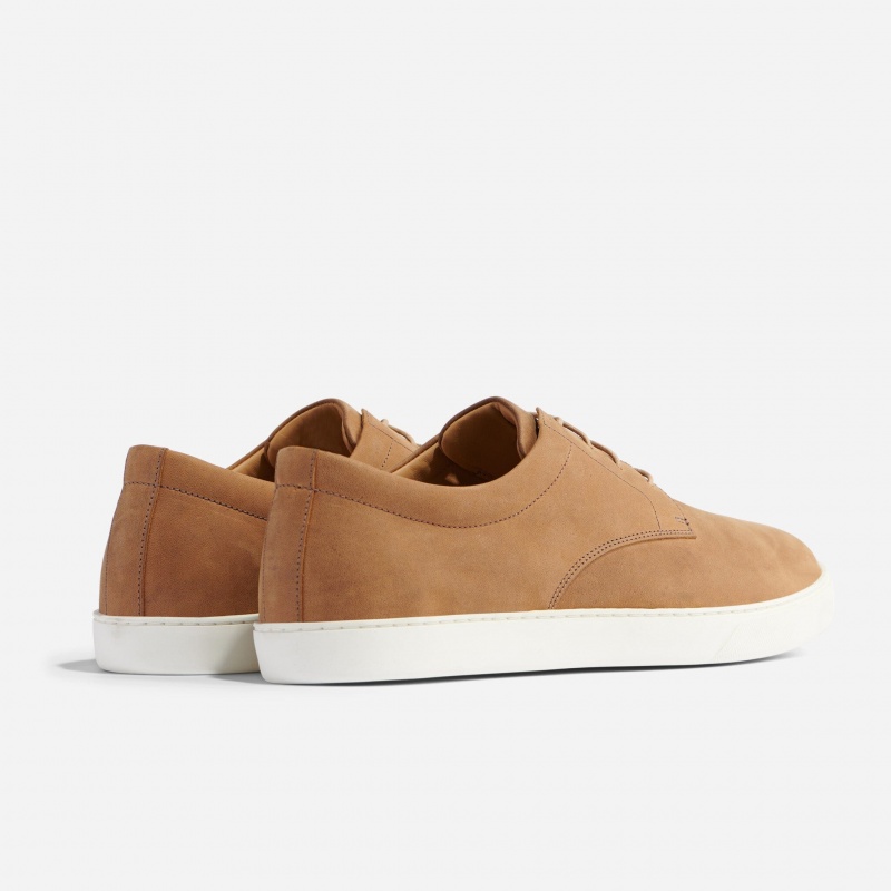 Brown Men's Nisolo Diego Everyday Sneakers | 940875-FJE