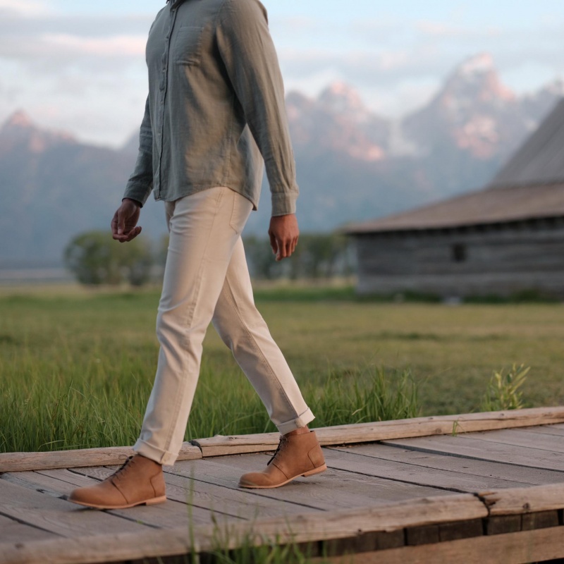 Brown Men's Nisolo Everyday Chukka Boots | 190637-YGD