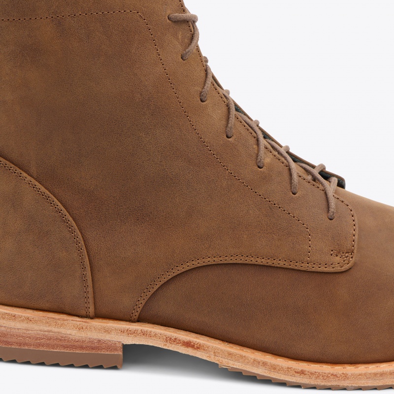 Brown Men's Nisolo Everyday Lace-Up Boots | 546273-NVO