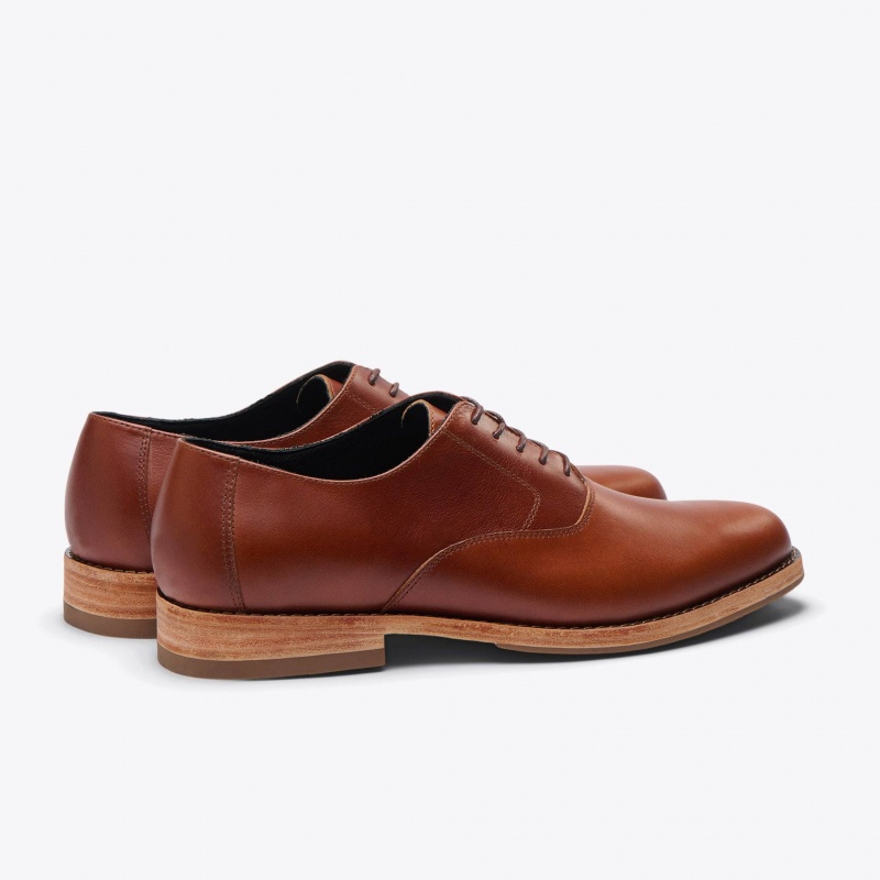 Brown Men's Nisolo Everyday Oxfords Shoes | 342719-KUI