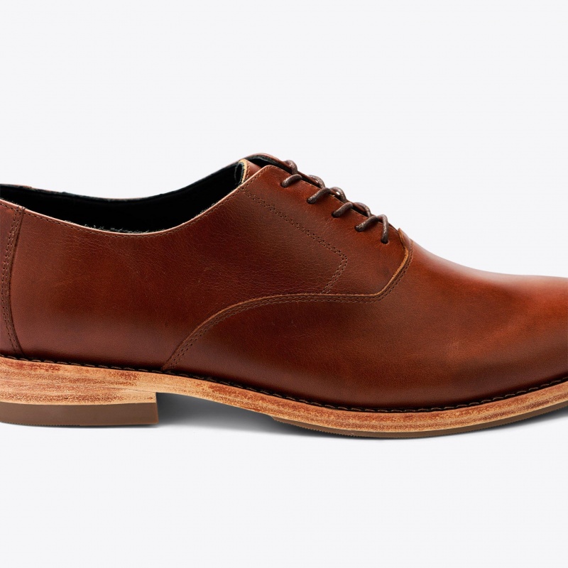 Brown Men's Nisolo Everyday Oxfords Shoes | 342719-KUI