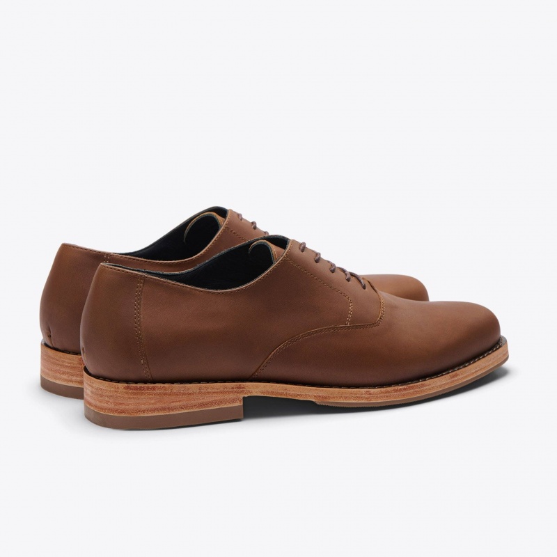 Brown Men's Nisolo Everyday Oxfords Shoes | 876205-BUF