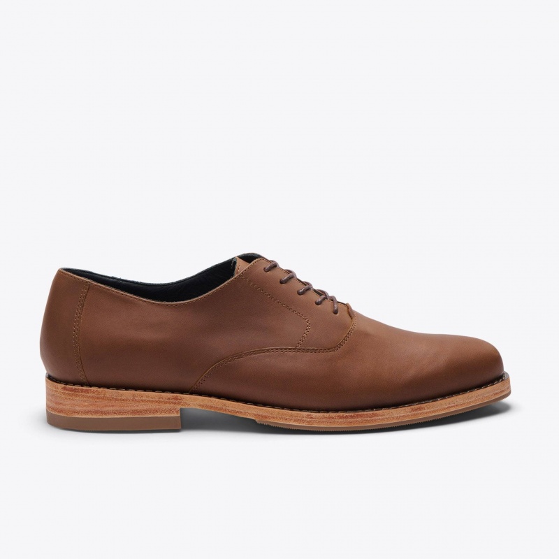 Brown Men's Nisolo Everyday Oxfords Shoes | 876205-BUF