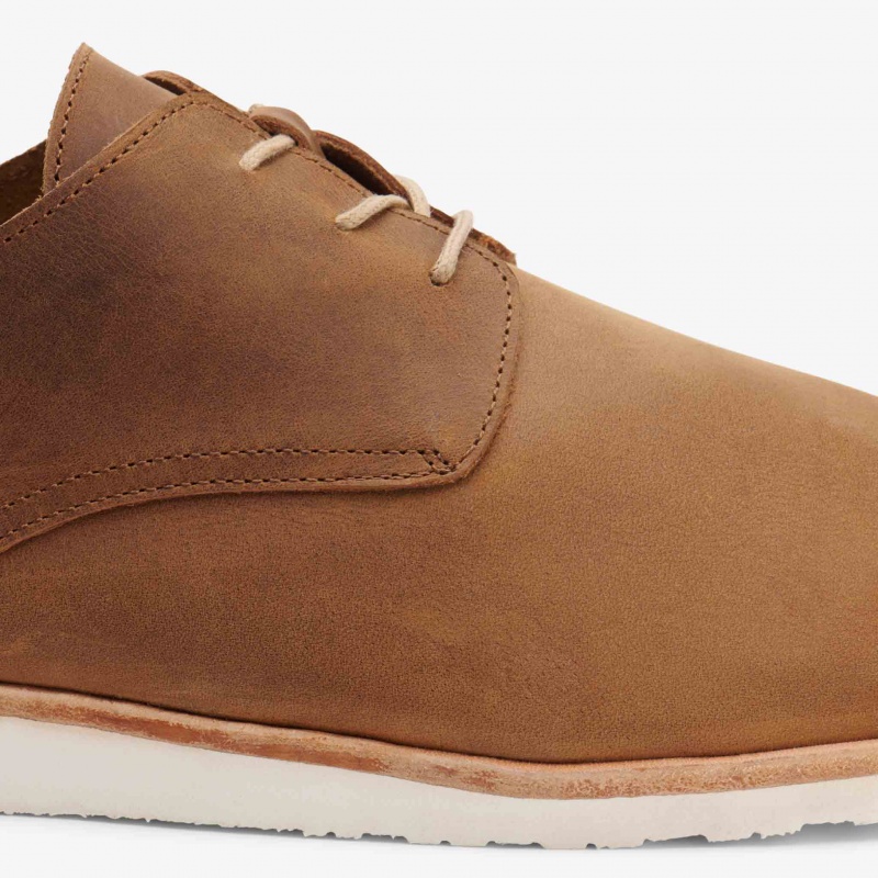 Brown Men's Nisolo Lightweight Flex Derby Sneakers | 208645-YET