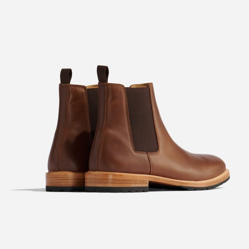 Brown Men's Nisolo Marco Everyday Chelsea Boots | 948315-HDA