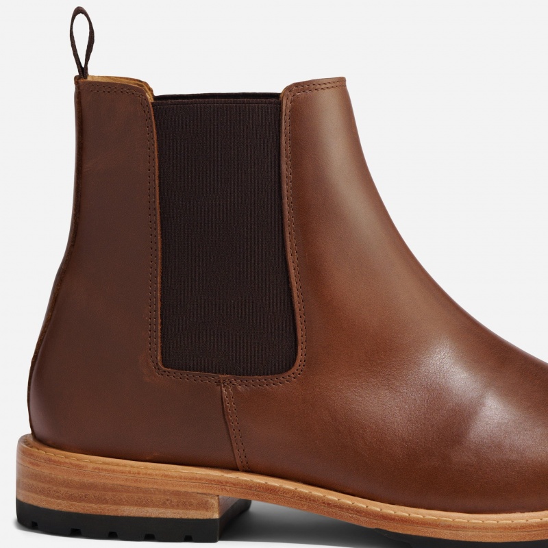 Brown Men's Nisolo Marco Everyday Chelsea Boots | 948315-HDA