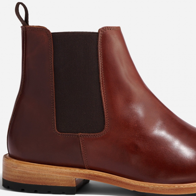 Brown Men's Nisolo Marco Everyday Chelsea Boots | 931257-OKY