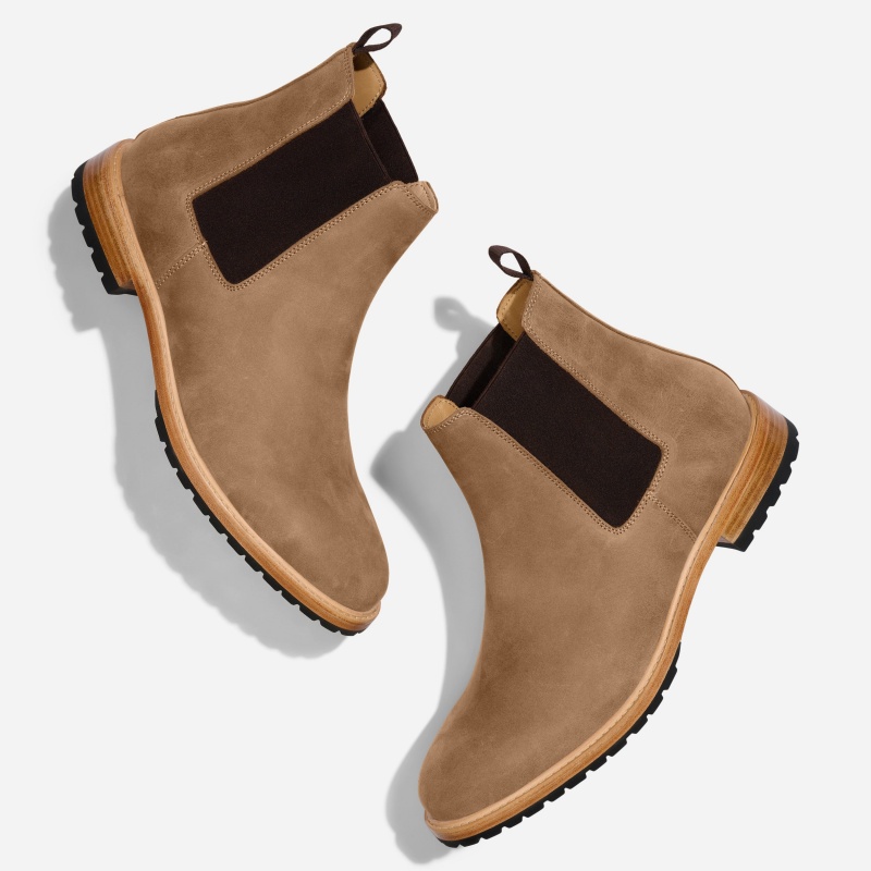 Brown Men's Nisolo Marco Everyday Chelsea Boots | 047632-MZS