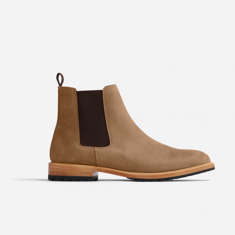 Brown Men's Nisolo Marco Everyday Chelsea Boots | 047632-MZS