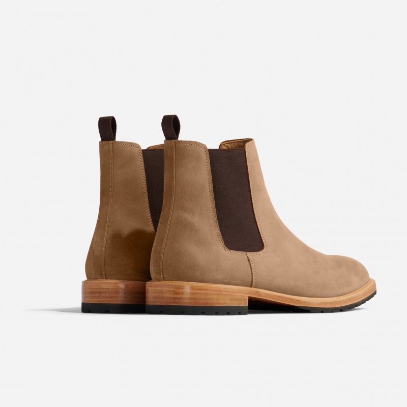 Brown Men's Nisolo Marco Everyday Chelsea Boots | 047632-MZS