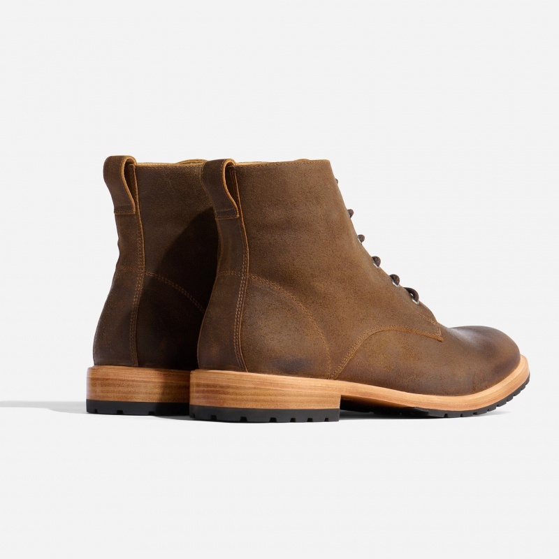 Brown Men's Nisolo Martin All-Weather Boots | 265890-BTN