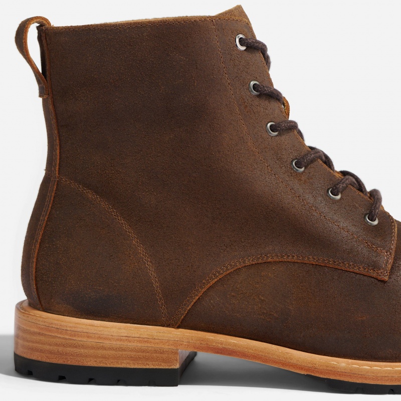 Brown Men's Nisolo Martin All-Weather Boots | 265890-BTN