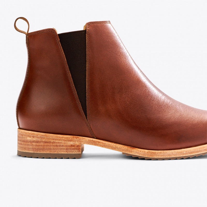 Brown Women's Nisolo Classic Chelsea Boots | 159402-OFX