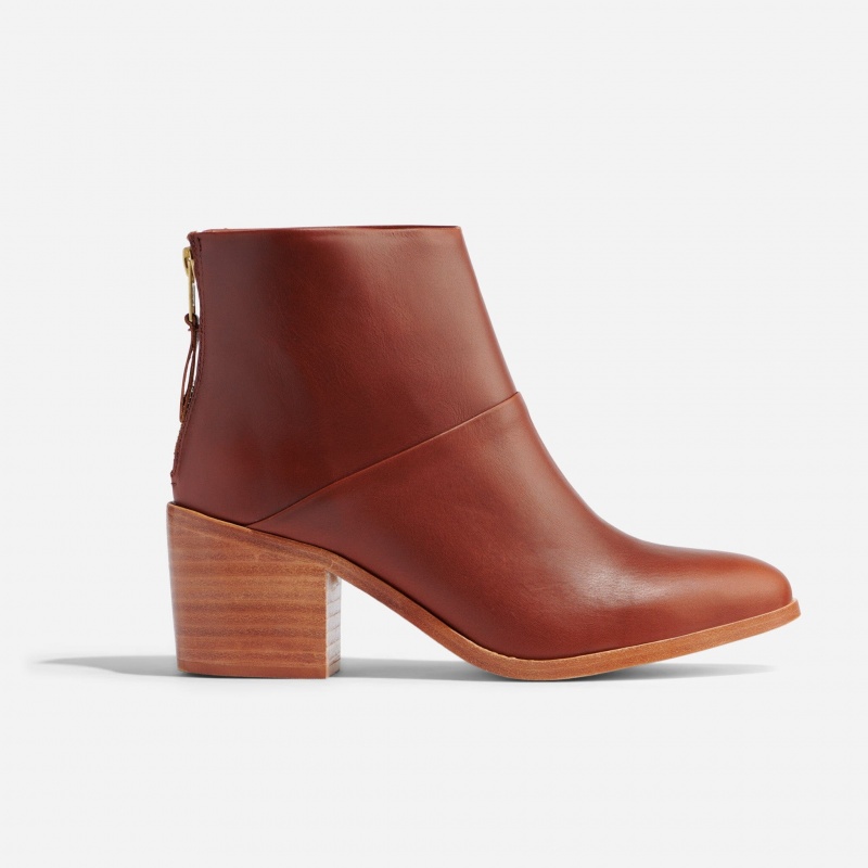 Brown Women's Nisolo Dari Boots | 069381-UYR