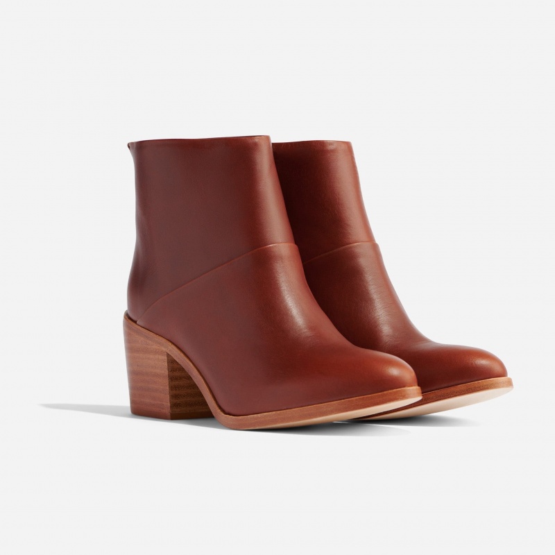 Brown Women\'s Nisolo Dari Boots | 069381-UYR