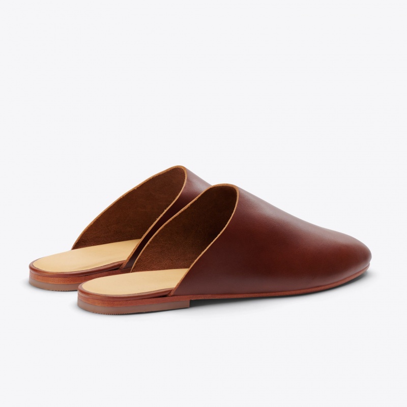 Chocolate Women's Nisolo Lima Slip Ons | 304569-GWN