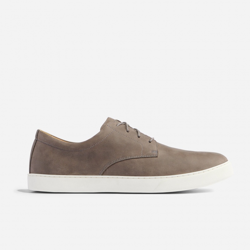 Grey Men's Nisolo Diego Everyday Sneakers | 369147-HMY