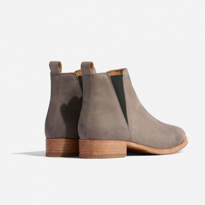 Grey Women's Nisolo Eva Everyday Chelsea Boots | 341059-OCV