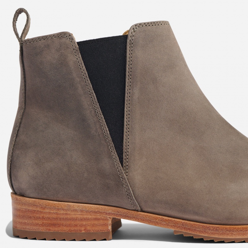 Grey Women's Nisolo Eva Everyday Chelsea Boots | 341059-OCV