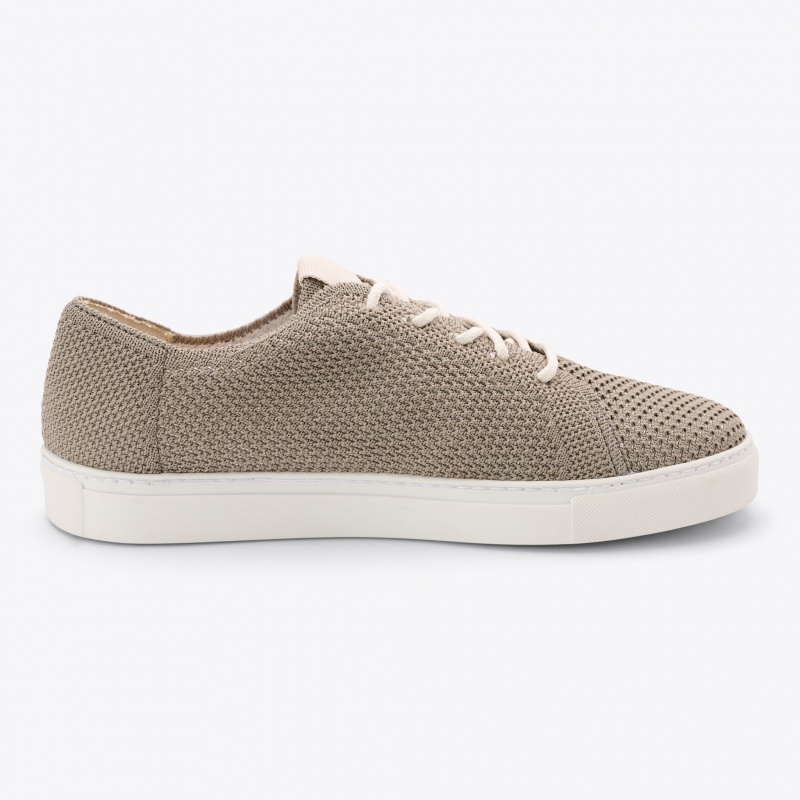 Grey Women's Nisolo Go-To Eco-Knit Sneakers | 096278-WZD